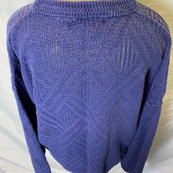 Vintage Women's Saturdays Crewneck Knit Sweater Medium Lightweight Ramie Cotton - Picture 8 of 12